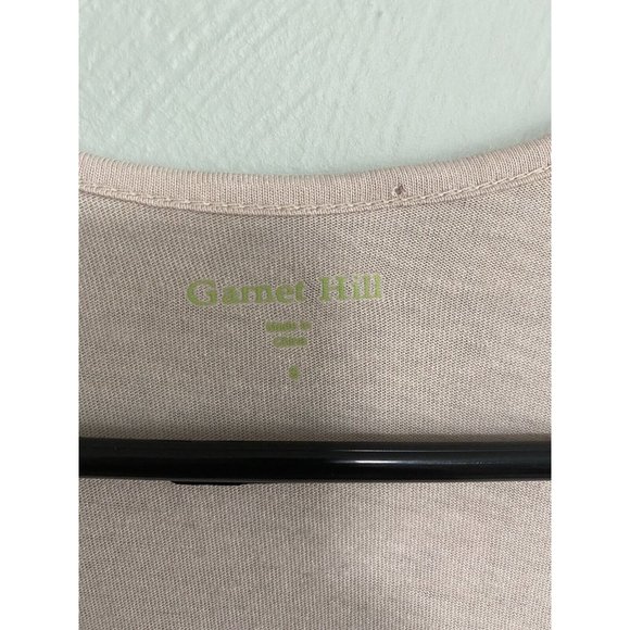 Garnet Hill Rose Gold Sequin Top Size Small Cocktail Party - Picture 3 of 7